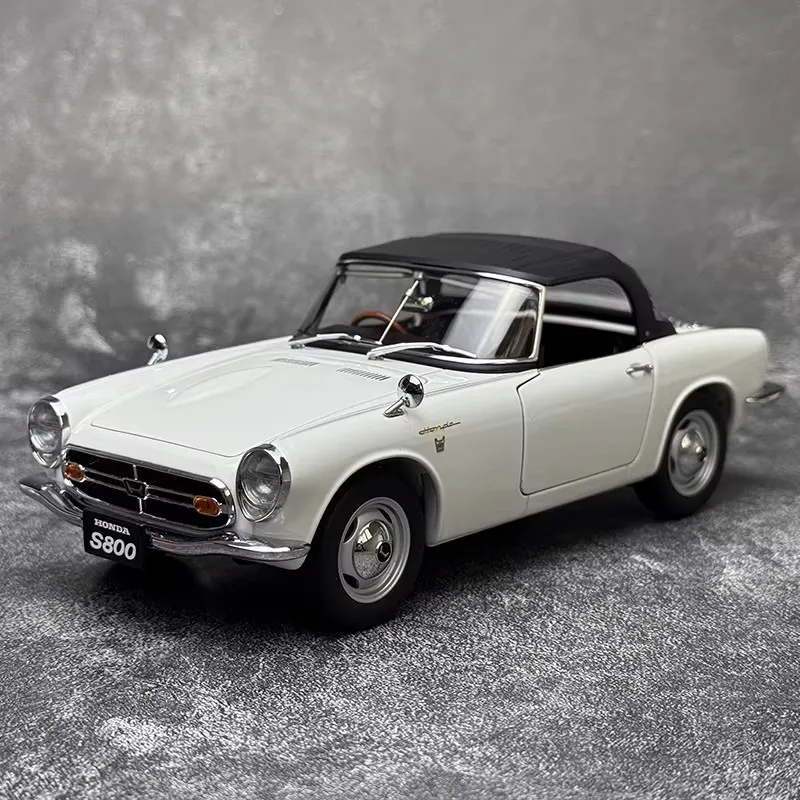 

73278 Autoart 1/18 Honda S800 Convertible Open Car Diecast Model Car White Gifts