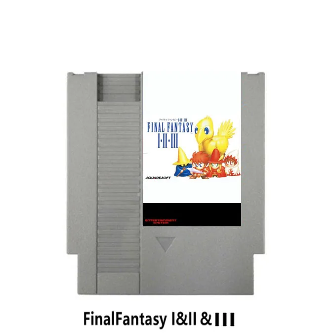 Final Game Fantasy I II III أو I&II - خرطوشة ألعاب 72 دبابيس 8 بت لوحدة تحكم ألعاب الفيديو NES (وفر البطارية)