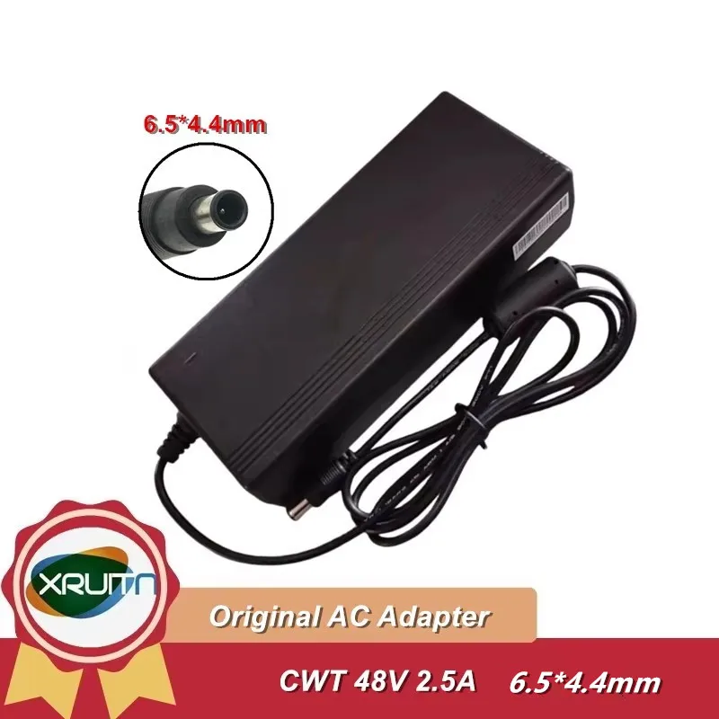 

Оригинальный адаптер переменного и постоянного тока CWT 48 В, 2,5 А, 120 Вт 2ABU120R для сетевого видеорегистратора Dahua NVR, хост мониторинга, зарядное устройство POE