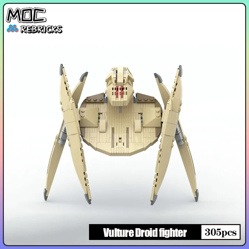 Star Movie MOC Bricks SW Vulture Interstellar Droid Fighters Building Block Toys Model DIY Collection Set Child Christmas Gifts