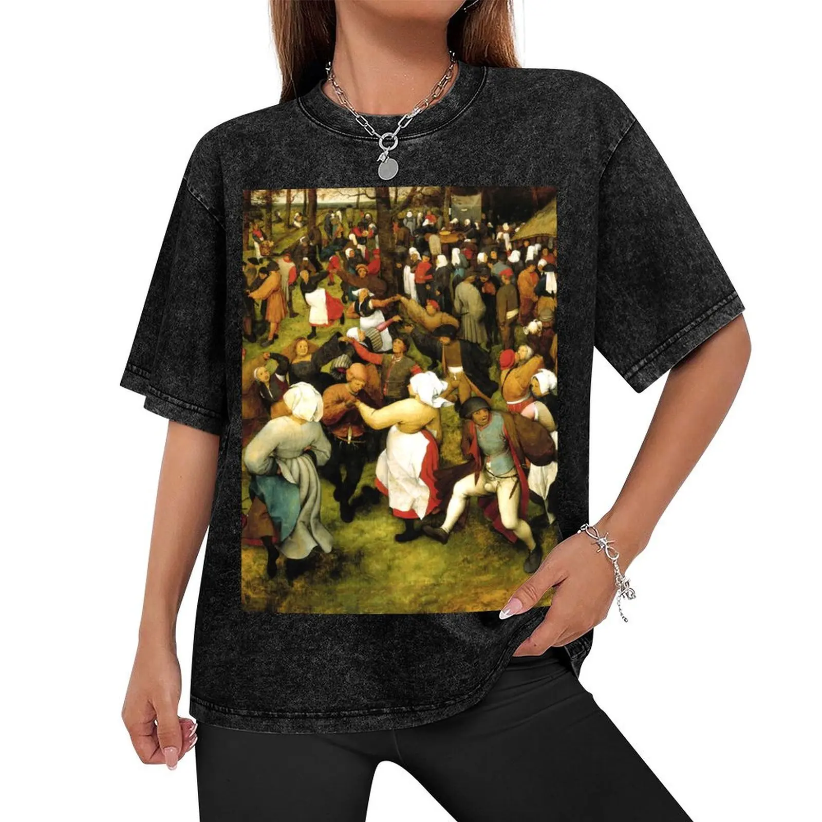 The Wedding Dance_Pieter Bruegel the Elder Flemish painter (1526–1569) T-Shirt tees for a boy Louboutins men clothes