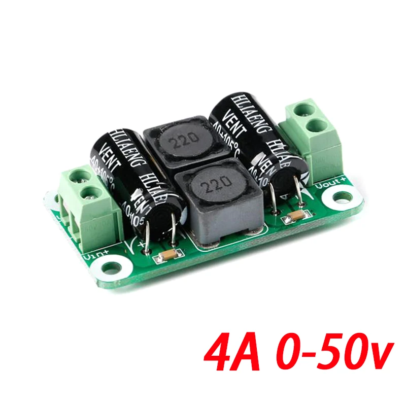 DC Power Filter Board 0-25V/0-50V 2A/3A/4A Class D Power Amplifier Module Interference Suppression Board EMI Suppression