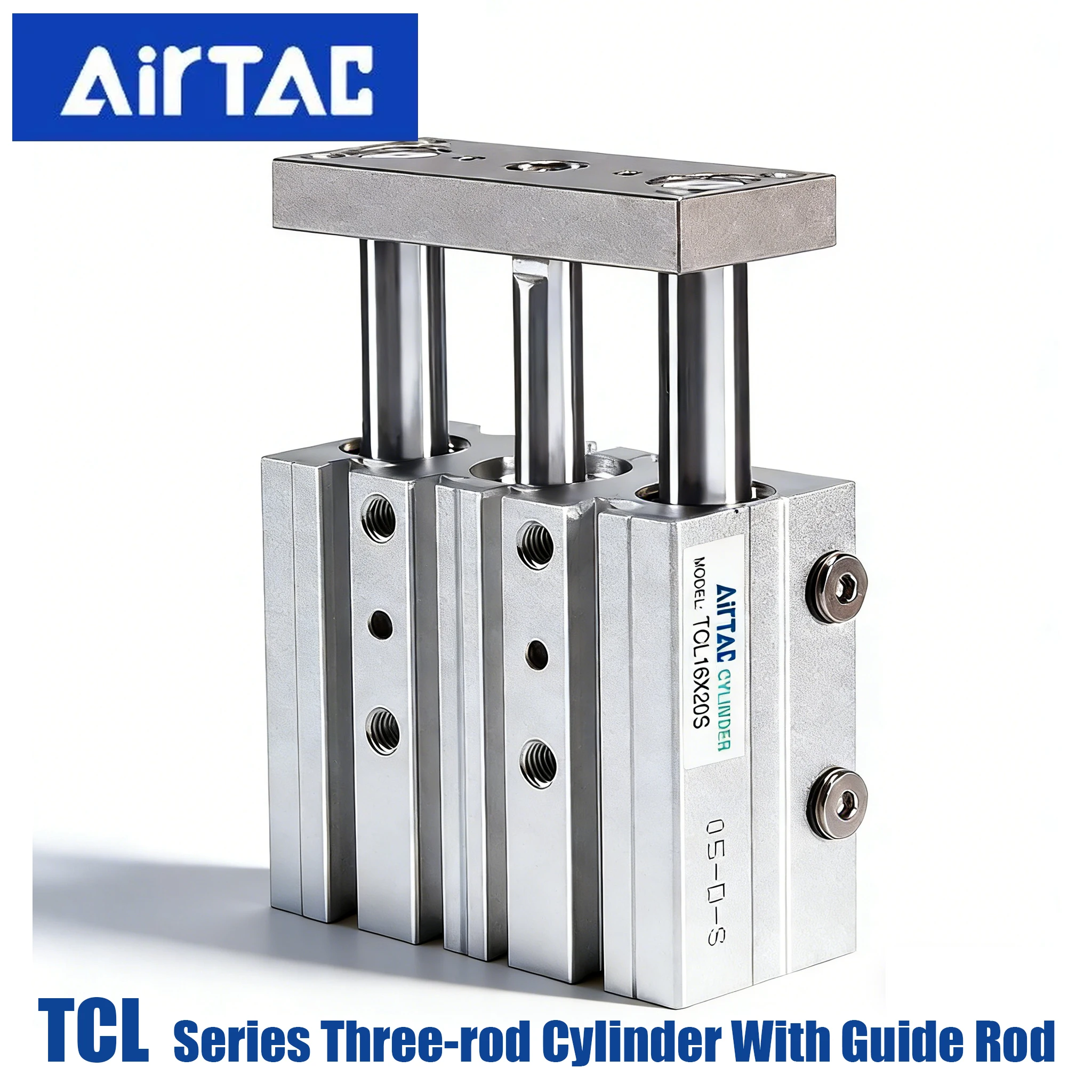 airtac-original-tcl-pneumatic-cylinder-three-axis-three-guide-rod-inner-diameter-12-16-20-25-32-40-50-63-80-100mm-stroke-10~200
