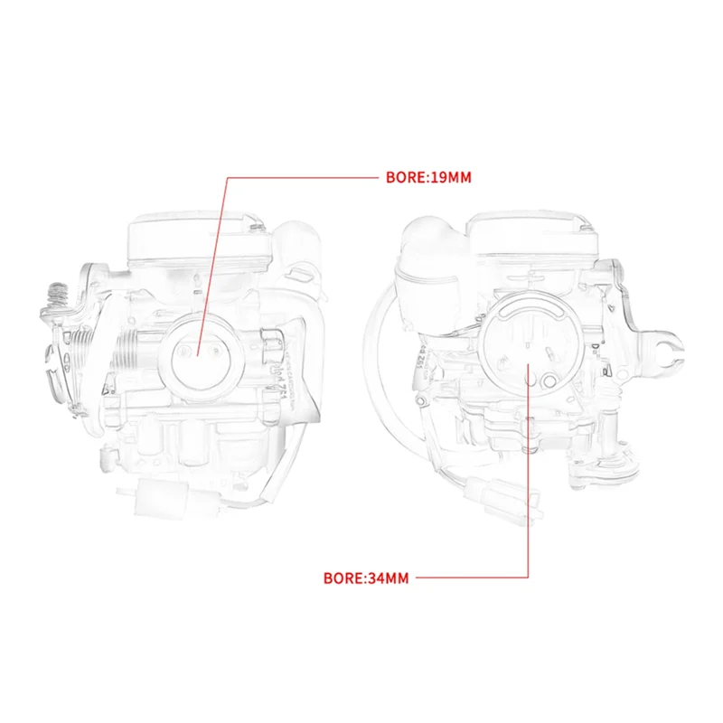 

A96I-Motorcycle Carburetor Assembly CM141910 For Piaggio Vespa Primavera Km0 50 2014-2017 Motorcycle Carburetor Accessories