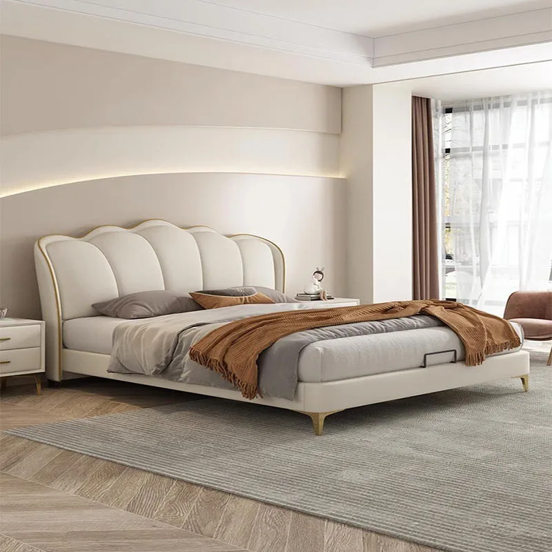 Bed Wooden Space Saving Castle Safe Massage Bed Simple Furniture