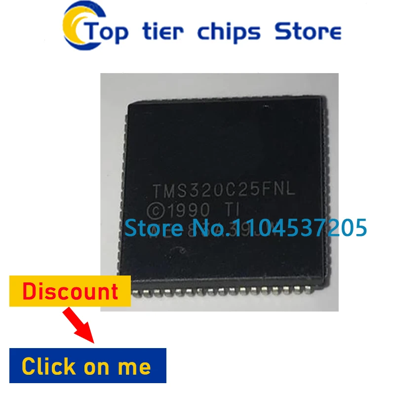 1pcs TMS320C25FNL PLCC68 TMS320 C25FNL TMS320C25 320C25FNL 100% NEW
