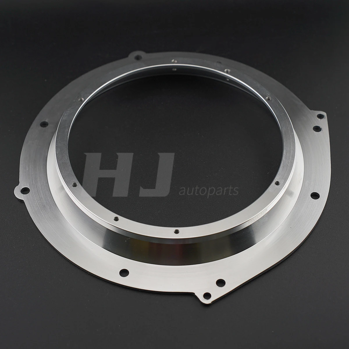 2pcs Car 6.5 Inch Speaker Pad Base Aluminium Washer Adapter Bracket Mount Plates 6.5” Sub Woofer Audio Pad Ring Special for Audi