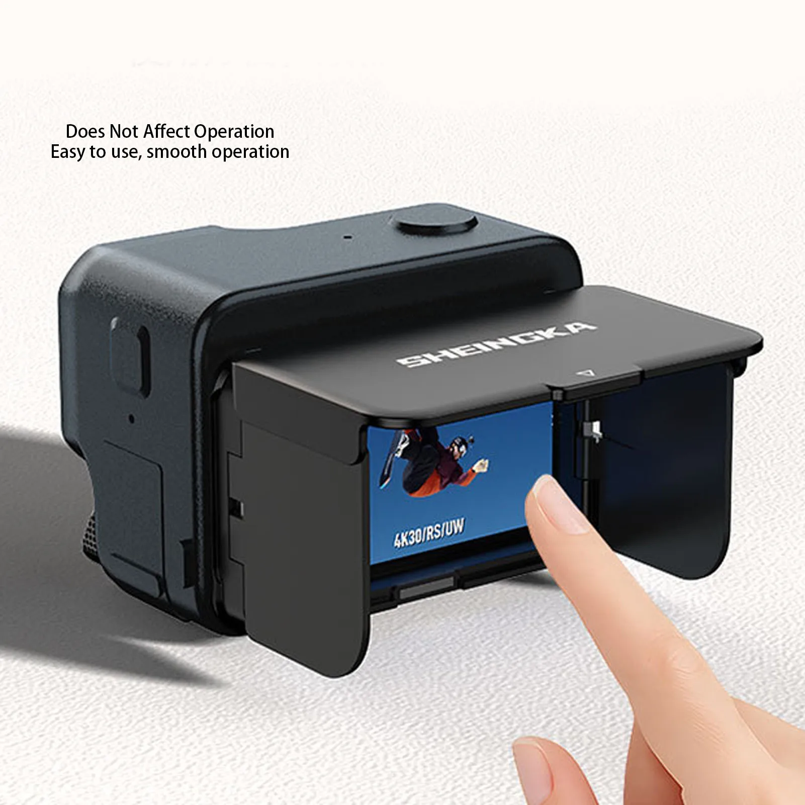 Action Camera Screen Hood Fit for Insta360  Pro 2 Action Camera Anti Glaring Folable Magnetic Screen Sun Shade