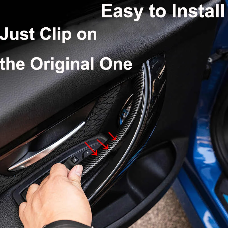 F30 Innenraum-Türgriffabdeckung Zierleiste Türverkleidung Schutzabdeckung für BMW 3er Serie 2013-2019 F31 F32 F33 F34 F36 F80 F82 F83 – Detail 4