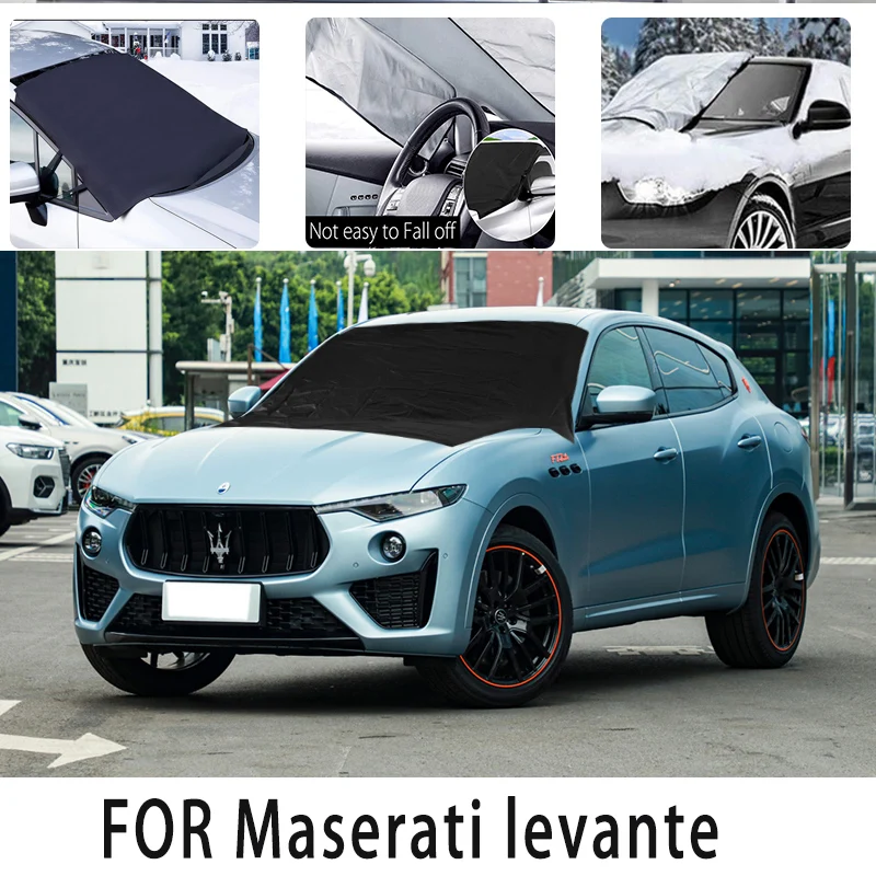 

Car snow cover front for Maserati levante Snowblock heat insulation sunshade Antifreeze wind Frost prevention car accessories