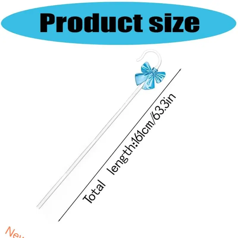 Bowknot الراعي الموظفين هوك وشاح 2PCS زي الراعي الاكسسوارات أزياء الهالوين تأثيري للنساء الفتيات هدية #6