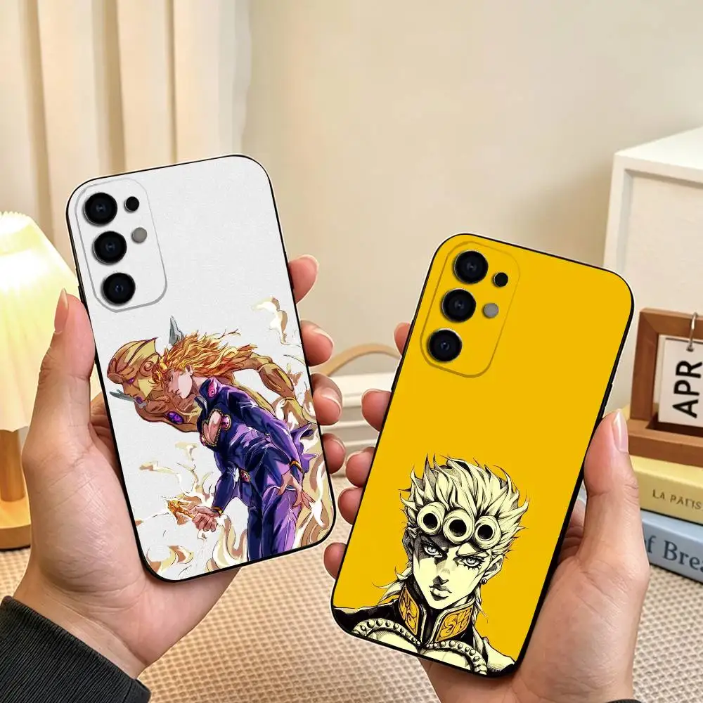 JoJos Bizarre Adventure Giorno Giovanna  Phone Case For Samsung S26,S25,S24,S23,S22,S21,S30,Ultra,Plus,Fe,Lite,Note,10,Black