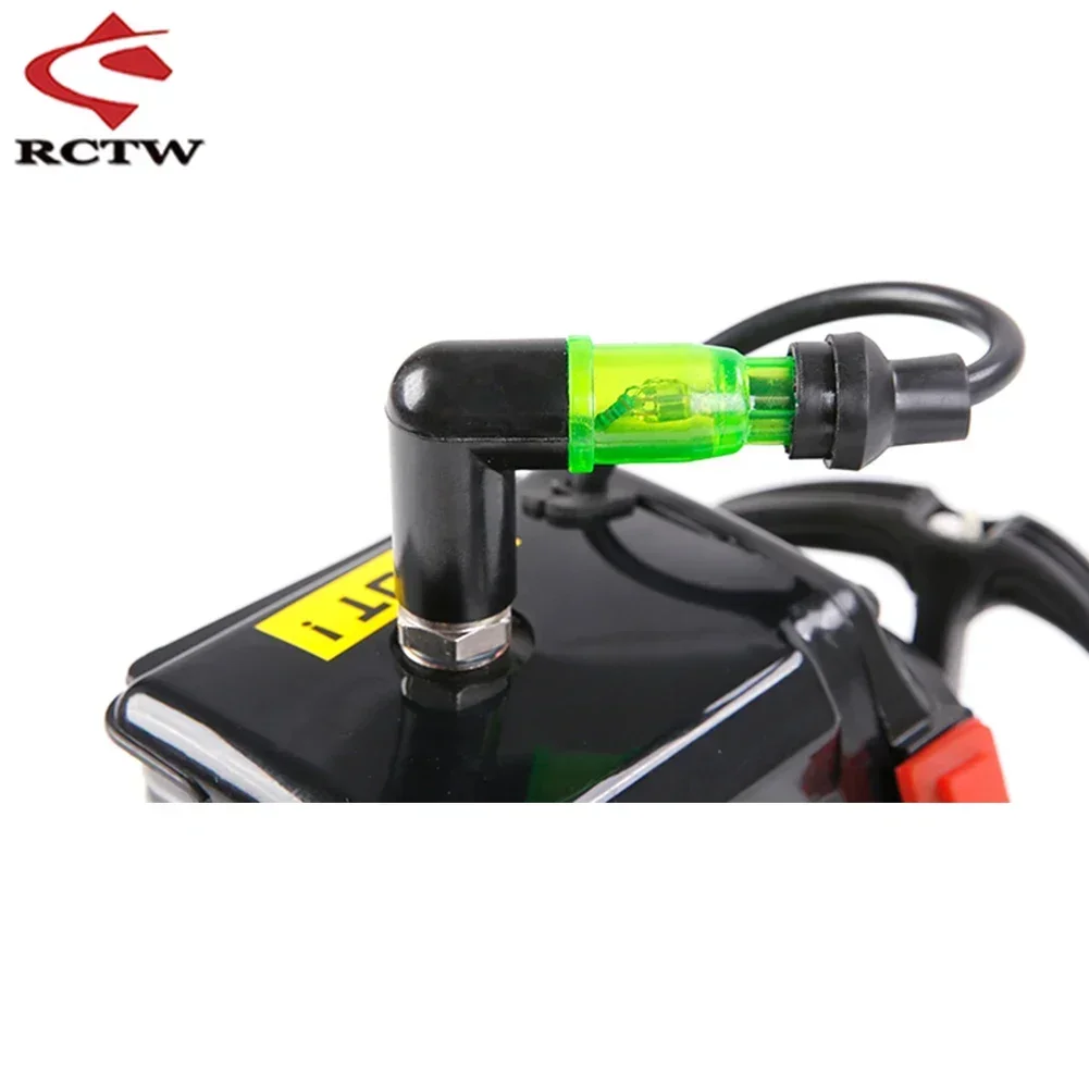 23CC-71CC Engine HD Flashing Ignition Coil/Spark Plug Set for 1/5 Rc Car Hpi Rofun Km Rovan Baja LT FG QL DDT GoPed Redcat Parts