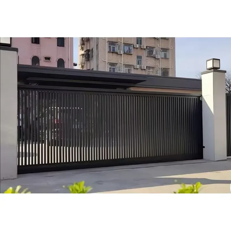 Modern Villa Automatic Gates Driveway Warehouse Designs Main Design Aluminum Sliding Gate