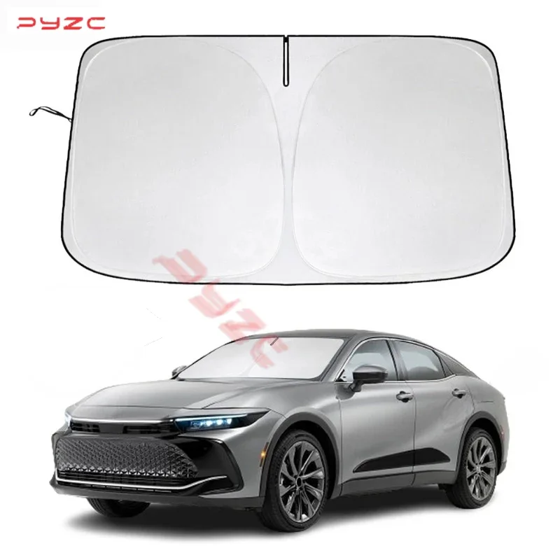 Car Windshield Sun Shade for Toyota Crown 2023 2024 Reflector Sunshade Offers Protection for Crown Accessories