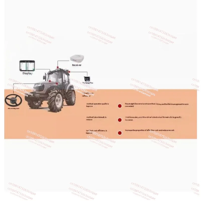 NX510 Integrated Automated Precision Agriculture Auto For Tractor Navigation Steering System