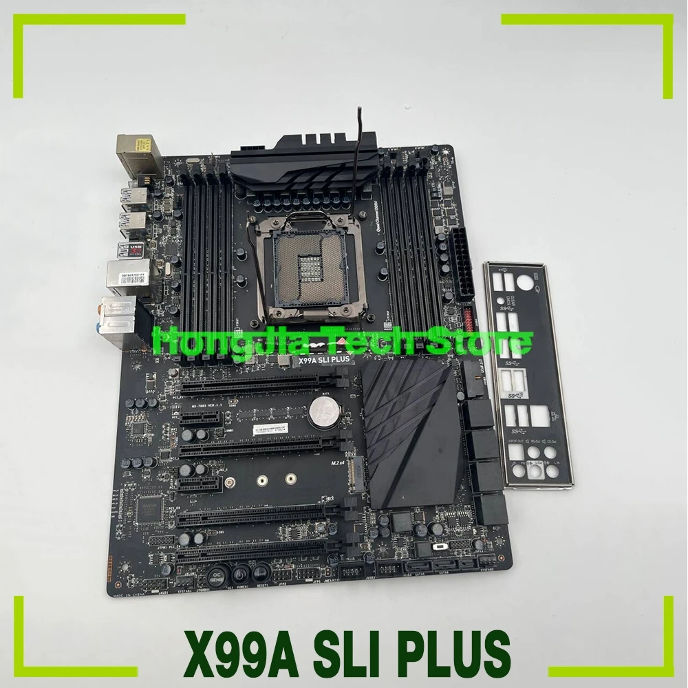 LGA2011-3 DDR4 128G SATA3 * 10 M.2 USB3.0/3.1 ATX X99 Desktop Motherboard X99A SLI PLUS Bulk Package