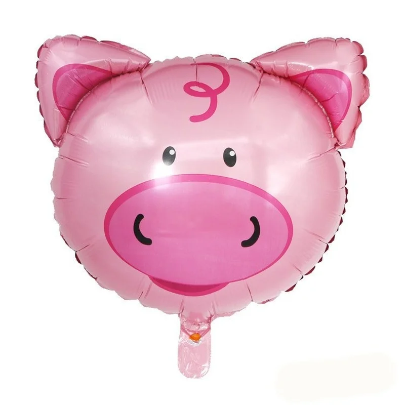2023 duża folia głowa świni chodząca balony na brzuszkowe chłopca dziewczynka dzieci dekoracja na przyjęcie z okazji urodzin statek balon z helem zwierząt — zdjęcie 4