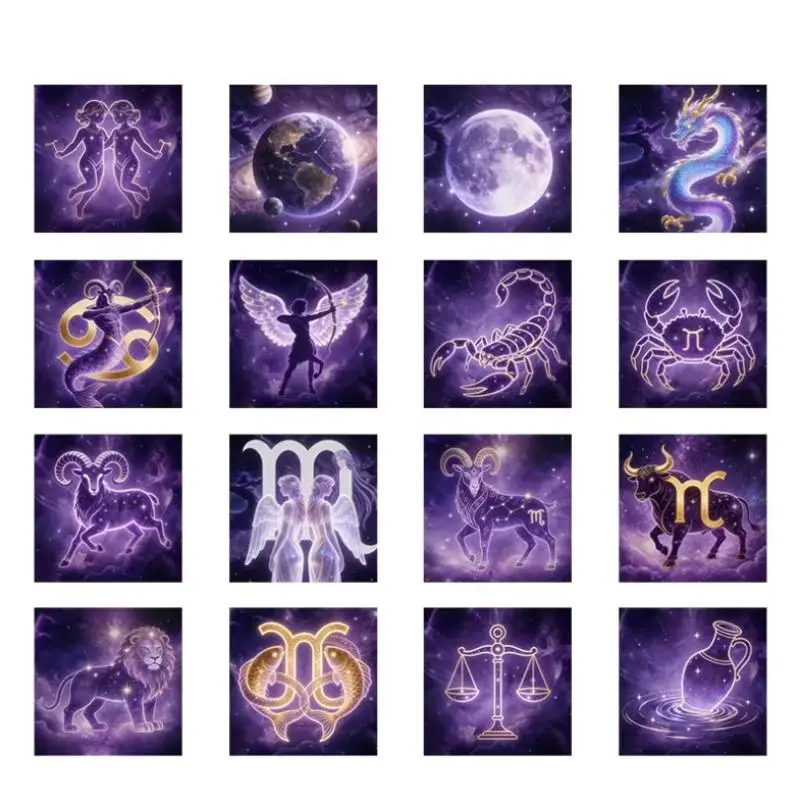 ~Creative Zodiac Planet Pattern Themes USB Projection Light For Room Ceiling Background Decoration