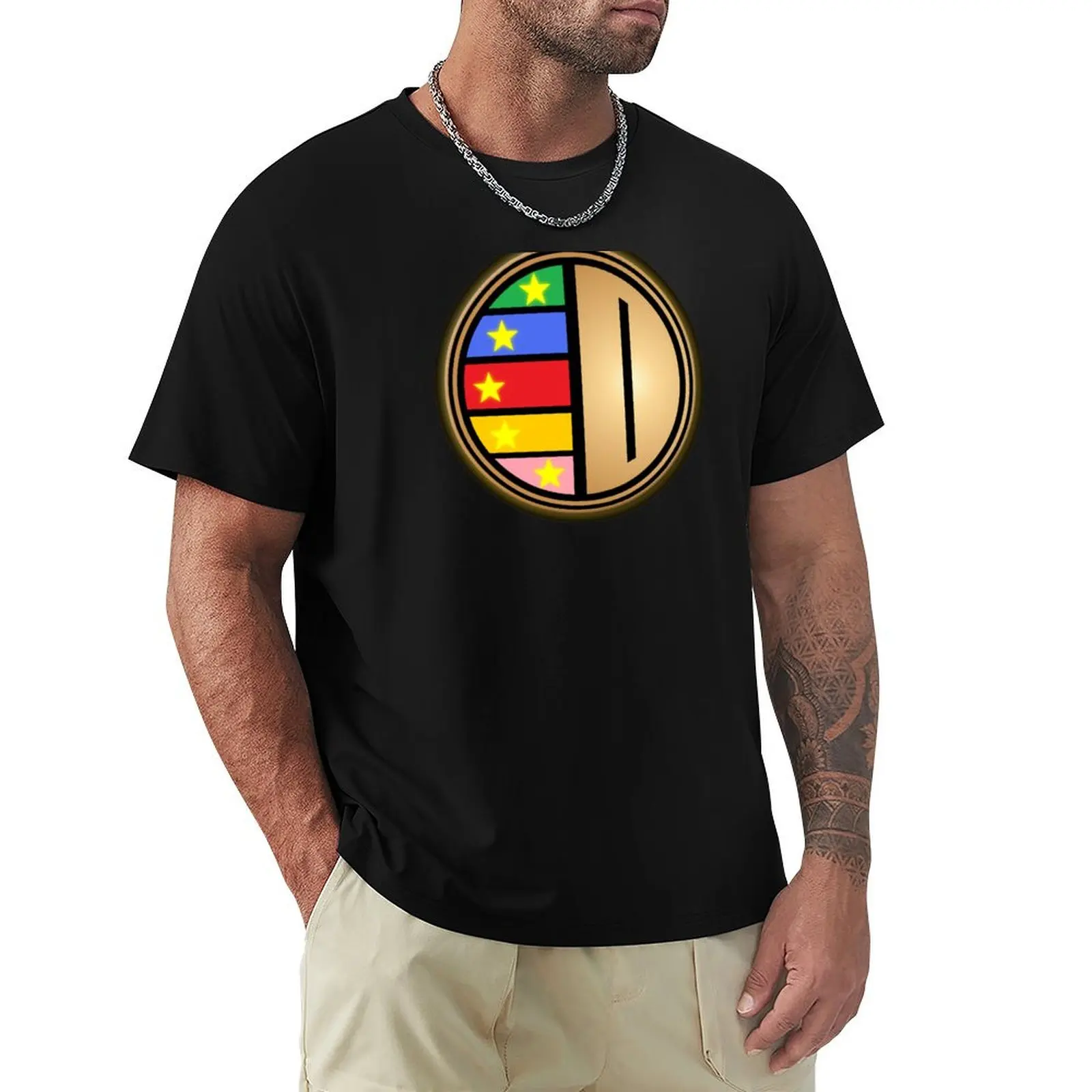 

Gosei Sentai Dairanger Symbol T-Shirt Classic Crew Neck Cotton T-Shirt