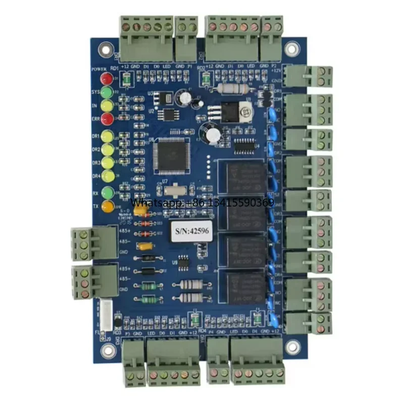 

RS485/ TCP/IP Four 4 Door Access Controller Work With Access Control System Products Like Card Reader Electric Lock