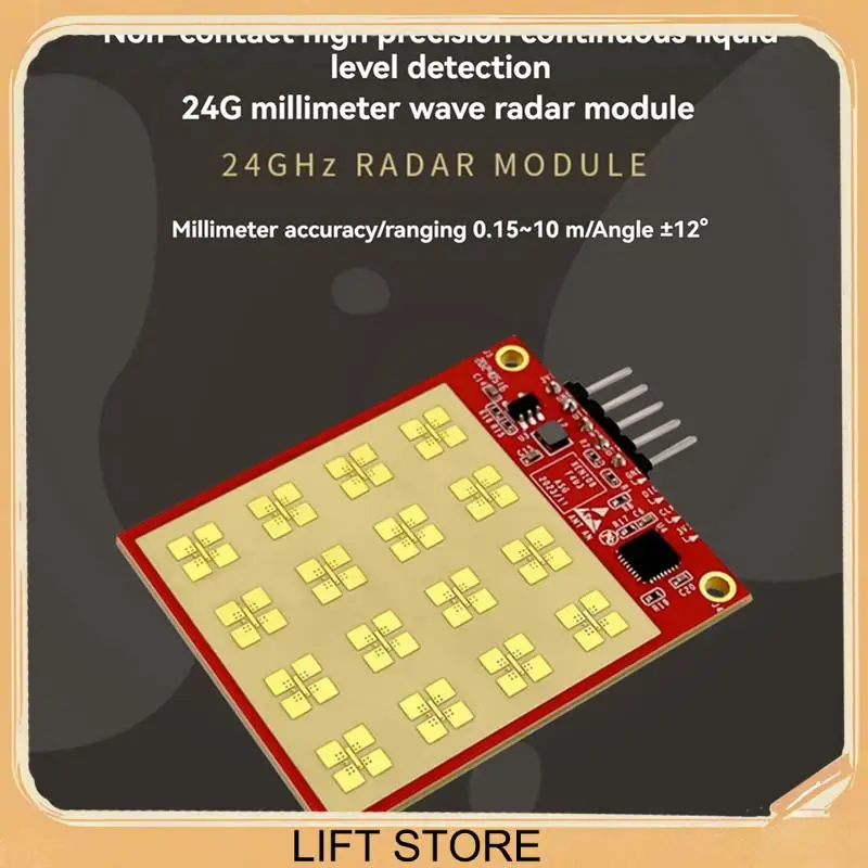 

BTLIFE-24G Датчик обнаружения уровня воды LD2413 Радарный модуль Обнаружение жидкости Бесконтактный индукционный переключатель 0,15-10 м