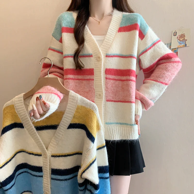 Dongguan Daliang haut de gamme pull Cardigan début du printemps Jaet sans boulochage 2025 nouveau sud huile tricoté irt v-ne Long Sve