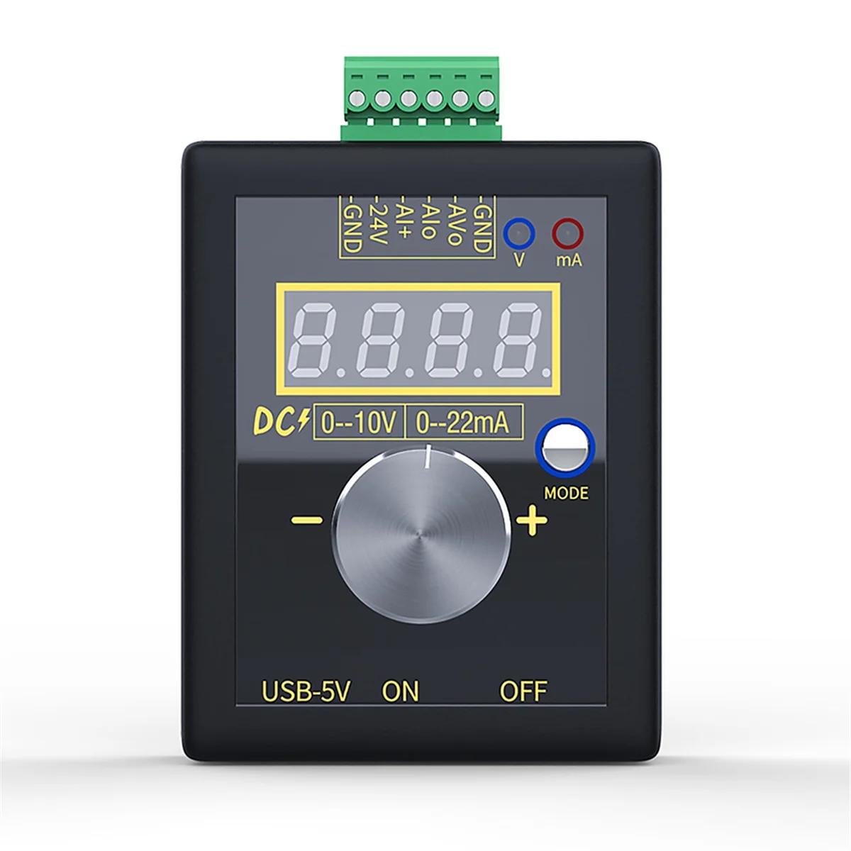 Digital 4-20MA 0-10V Voltage Signal Generator 0-20MA Current Transmitter Electronic Measuring Instruments(With)