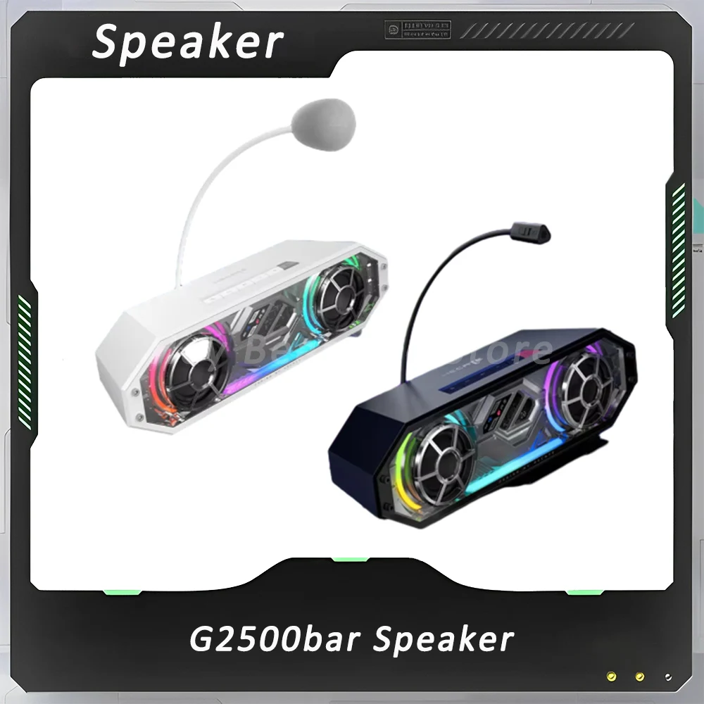 G2500bar Speaker Wireless Bluetooth Dual Mode 7.1 Surround Sound Esports Gamer Speaker Rgb With Microphone For Pc Accessory Gift