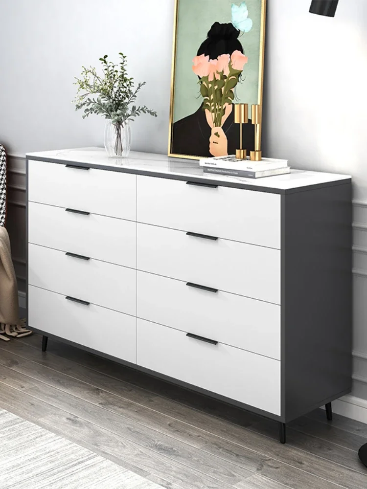 

Bedroom Light Luxury and Simplicity Modern Living Room Locker against the Wall Chest of Drawer