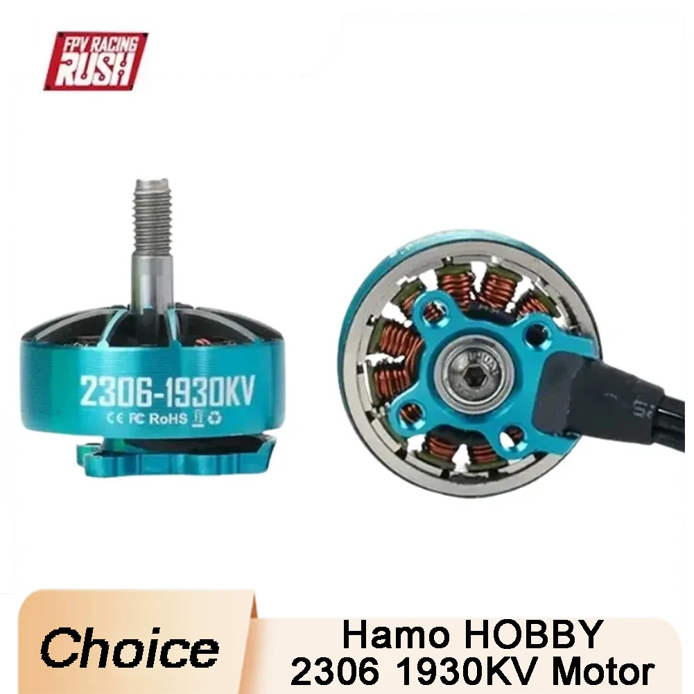 

Hamo HOBBY 2306 1930KV Brushless Motor 4-6S Compatible for 5 Inch Freestyle FPV Racing Drones