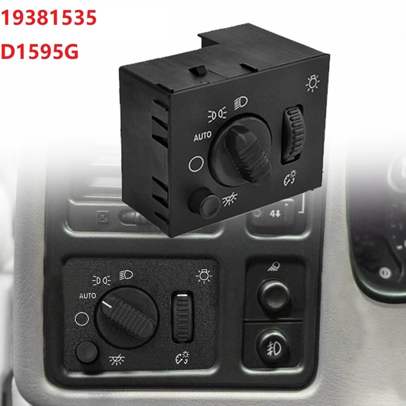 

Headlight Switch For Silverado Sierra 2003 2004 2005 2006 2007 19381535 D1595G 15194803 Head Light Lamp Dimmer Switch