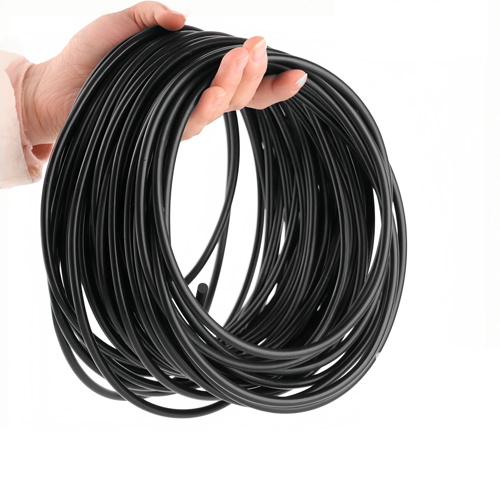 1-5M 2/2.5/3/3.5/4/4.5/55.3/5.5/5.7/6/6.5/7/7.5/8/8.5/8.6/9/9.5/10-22mm Rubber Solid Round Strip Oil Resistant FKM Sealing Strip