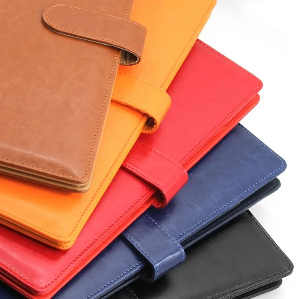 Supplies Document Bag Writing Pads Document Case PU Leather A4 File Folder Manager Clip Business Folder A4 Clipboard Folder