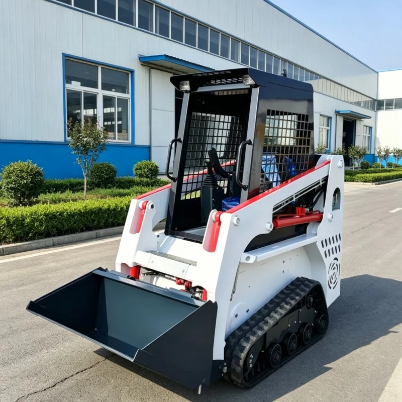 

Customized Mini Skid Steer Loader, Hot-selling Skid Steer Loader, New Mini Loader, Warehouse Loading and Unloading Equipment