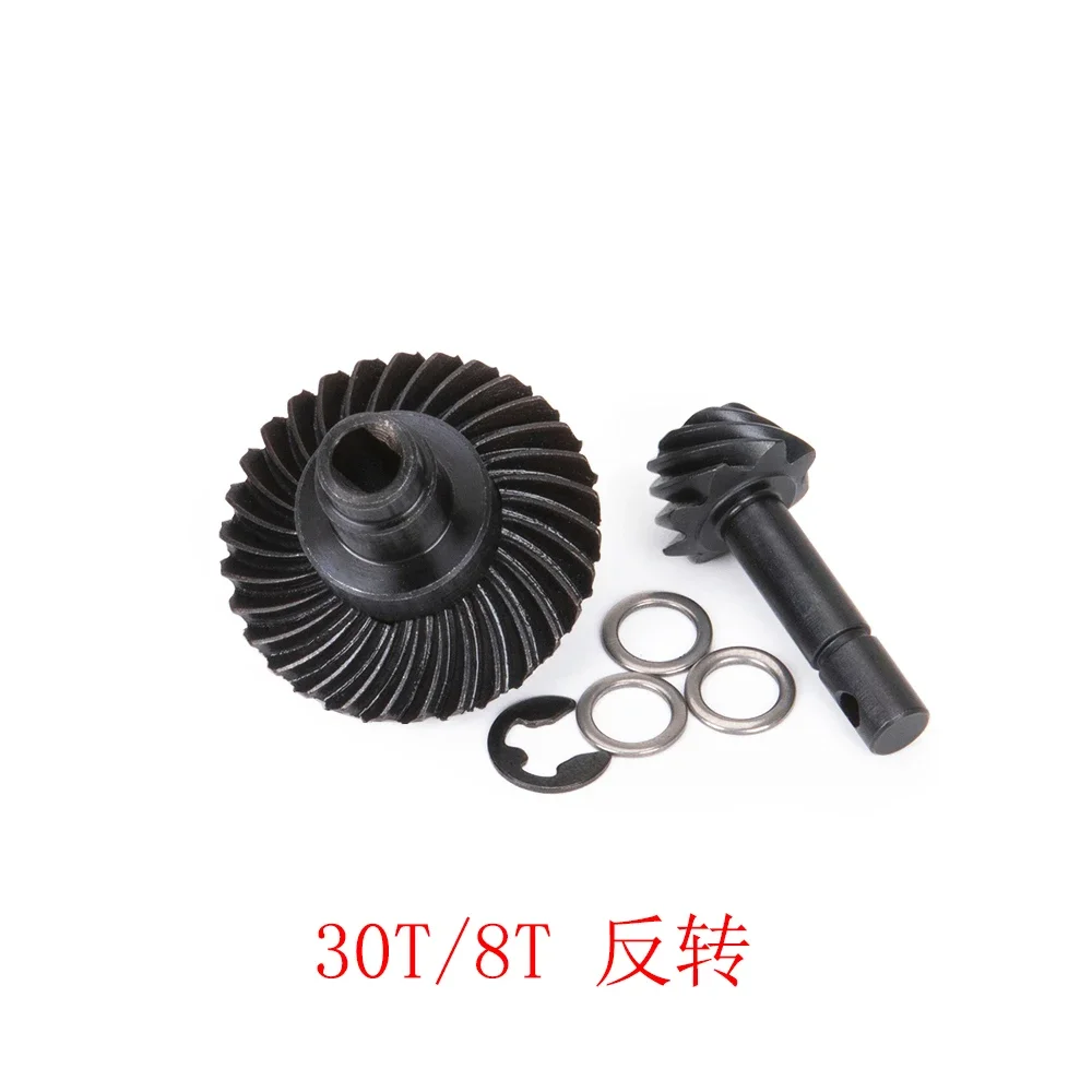 Metal 24T/27T/30T/33T/8T Bevel Gear Set Overdrive for 1/10 RC Crawler Axial SCX10 II 90046 AR44 Capra Currie F9 Axle Portal