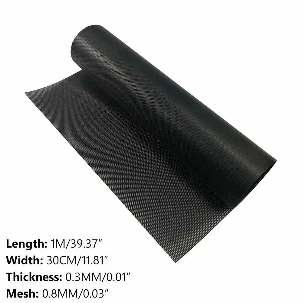DIY Computer Mesh 30CM Lüfter-Staubfilter PC-Gehäuse-Staubfilter für Netzwerk-Netzgehäuse Chassis-Staubschutz für Lautsprecher-Lüfter-Kühler Schwarz – Detail 5