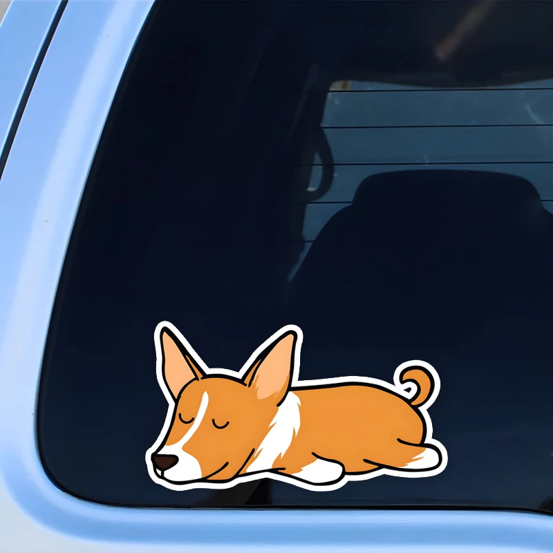 17x9.5 سنتيمتر كسول Basenji سيارة الوفير ملصقات نافذة لسيارة شاحنة فان شارات الموضة مادة الفينيل ملصقات الإبداعية