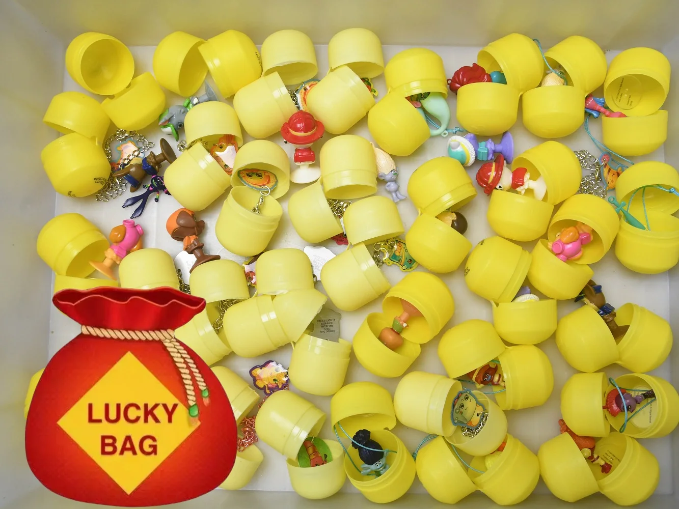 원래 대량 캡슐 장난감 행운의 가방 만화 TV 용감한 강아지 구조 팀 마법의 긴 머리 요정 동물 인형 흡입 컵 피규어