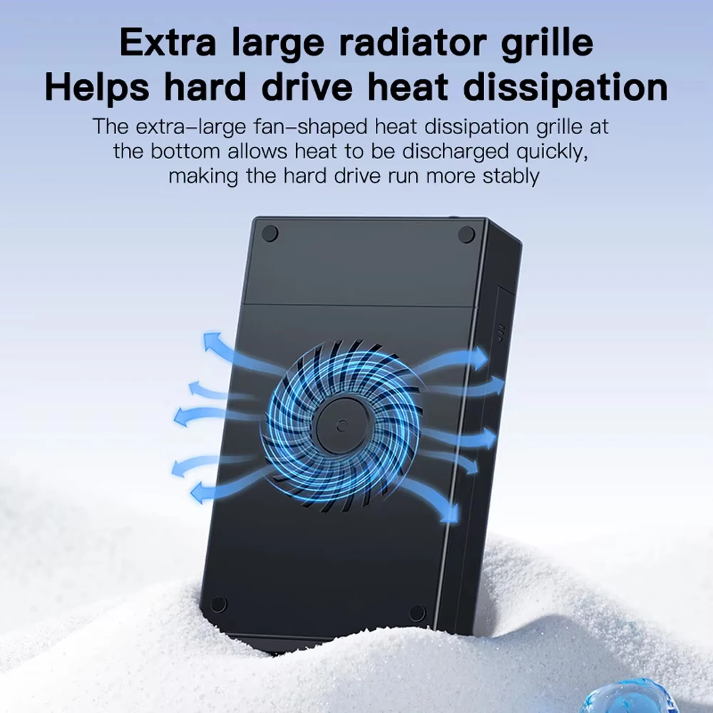 3,5-дюймовый корпус для жесткого диска SATA-USB3.0 SSD-адаптер с поддержкой внешнего жесткого диска емкостью 22 ТБ для корпуса жесткого диска SSD 2,5 дюйма 3,5 дюйма для ноутбука ПК