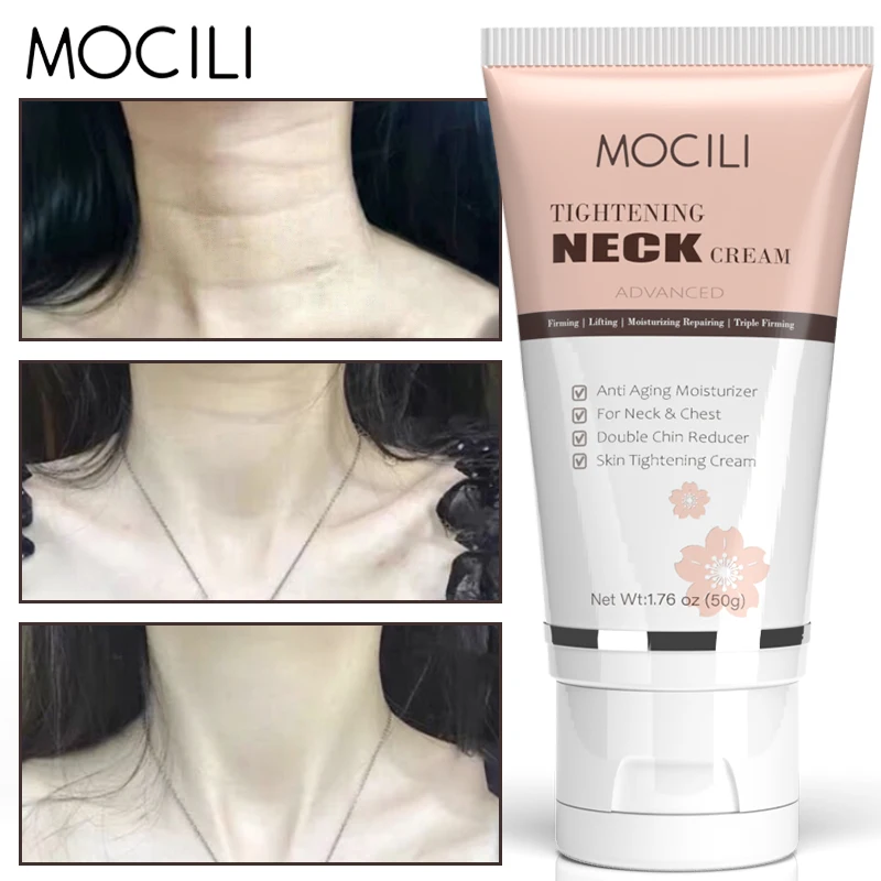 

Neck Firming Cream Anti Wrinkle Skin Rejuvenation Whitening Moisturizing Light Lines Anti Aging Smooth Skin Care Brightening 50g