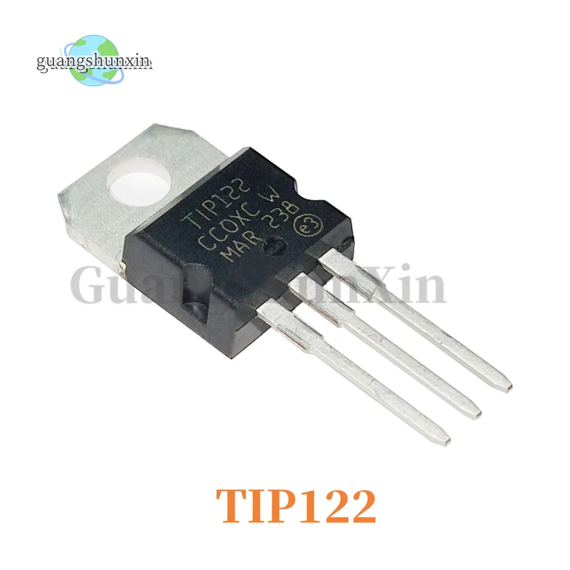 10PCS TIP122 NPN TIP127PNP Darlington Transistor TO-220 Large Chip Quality Triode