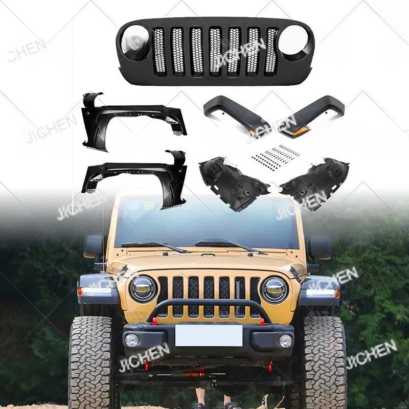 

JC 4x4 Off Road Parts Conversion Bodykit Jk Upgrade To JL Body Kits для Jeep Wrangler JK Аксессуары Fender Flare Передняя решетка