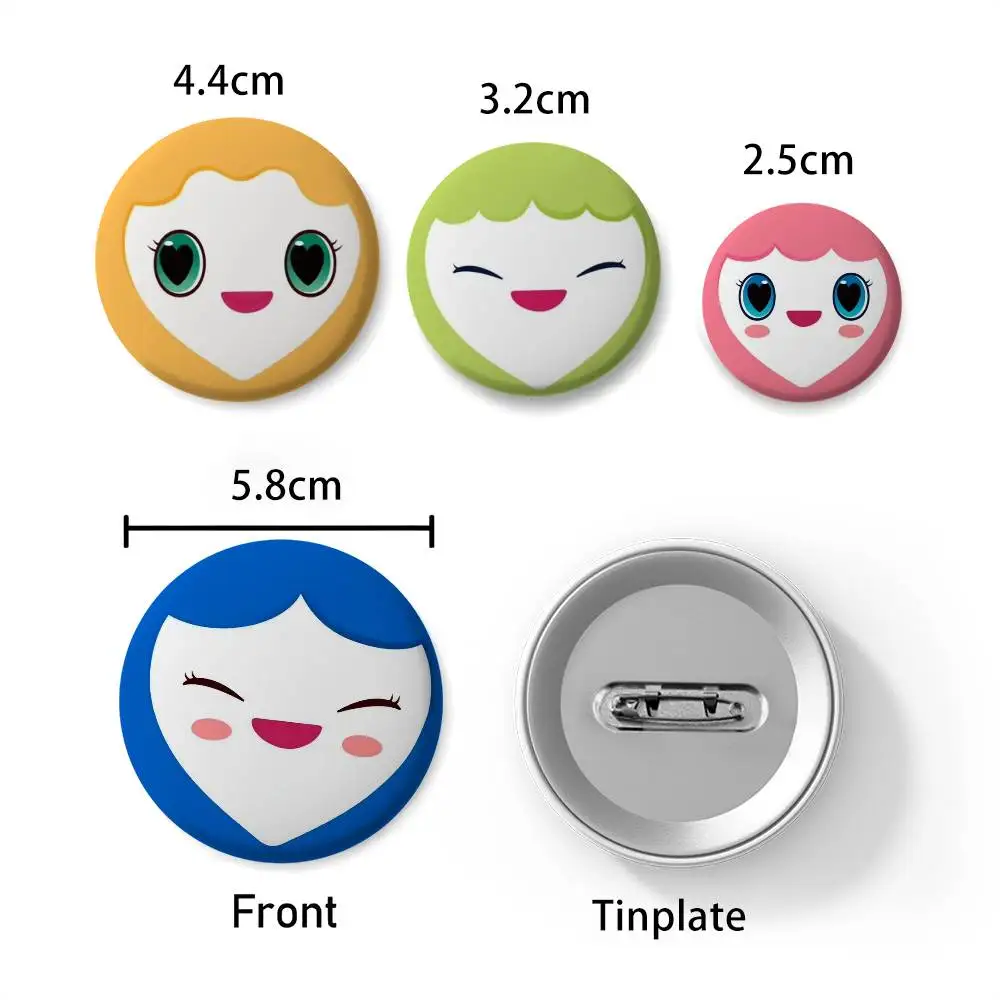 T-TwiceS Im Yoo Hirai Park Kim شارات مستديرة رائعة شارة دبابيس دبابيس الإبداعية للملابس قبعة ظهره هدية اكسسوارات #6