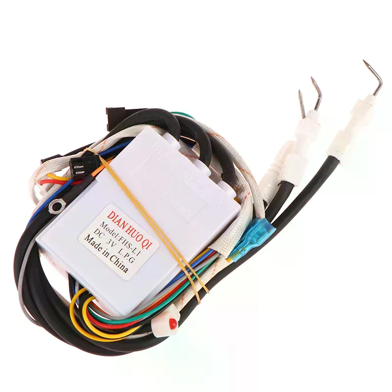 Wires Universal DC 3V Gas Stove Double Ignition with Temperature Control and Display Pulse Igniter 1PCS Total 14