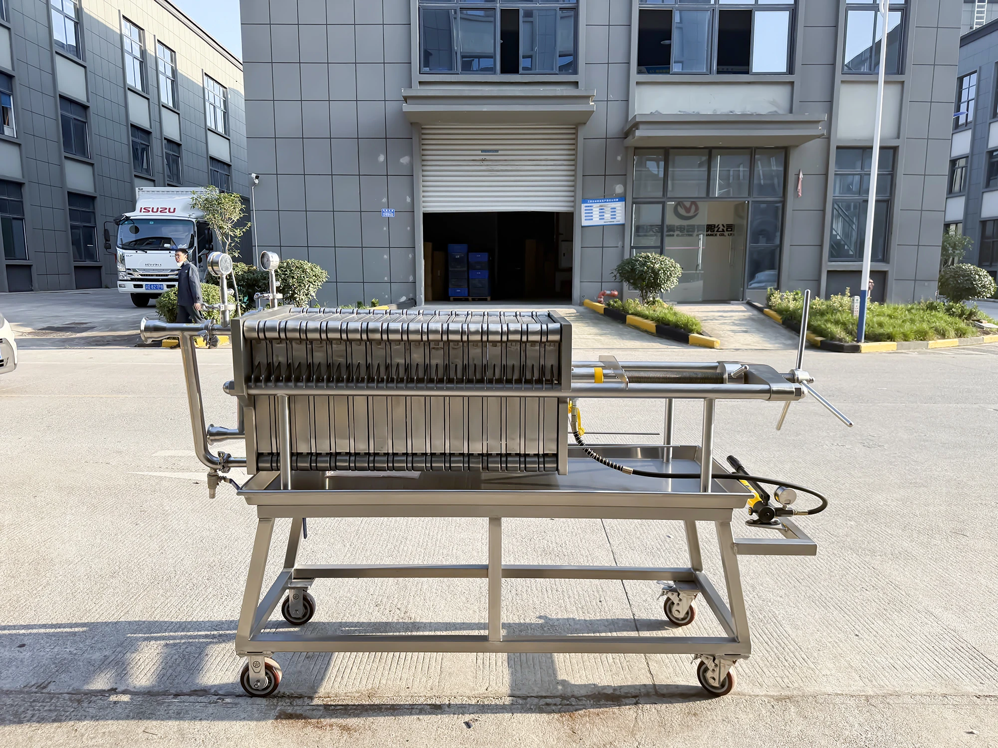 BAS Series Portable Virgin Coconut Oil Filtration Machine With Food-Stage Materials