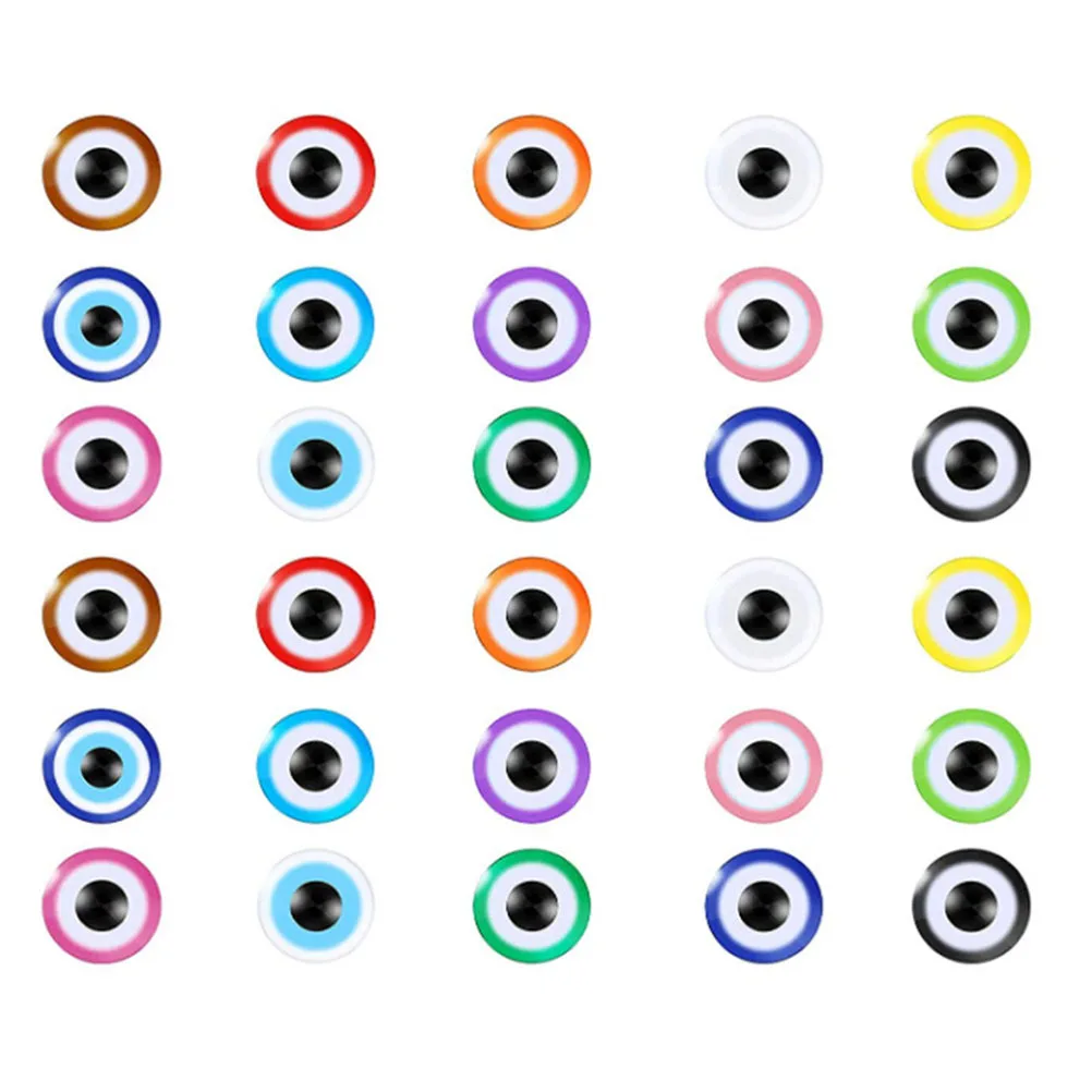 

1 коробка, бусины-разделители из смолы с узором для глаз, красочные свободные бусины для рукоделия, для изготовления ювелирных изделий, ожерелье, браслет, декор