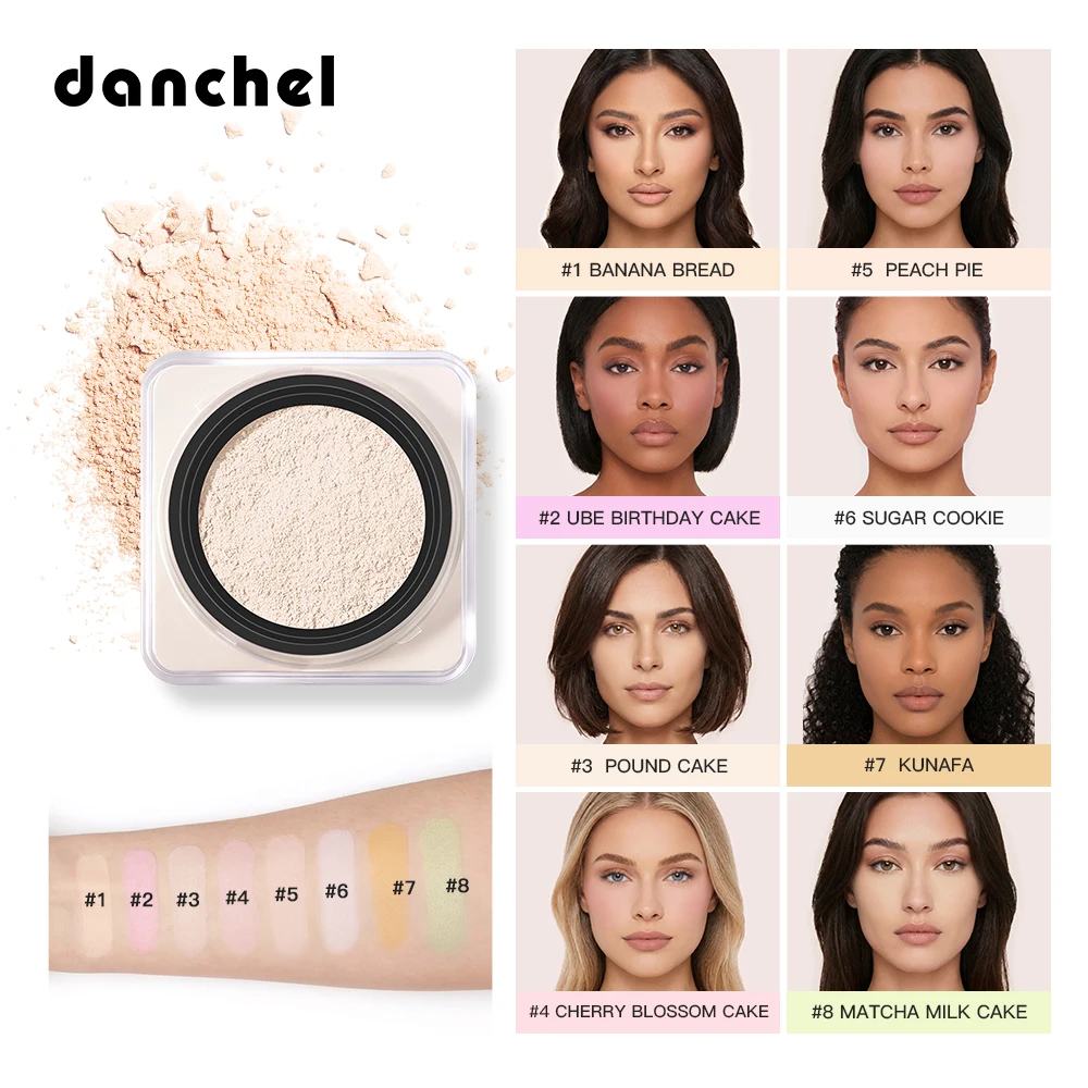 Loose Baking & Setting Powder Long-lasting Smooth Matte Finish Oil Control Sweat-proof Brighten Even Skin Tone Setting Powder