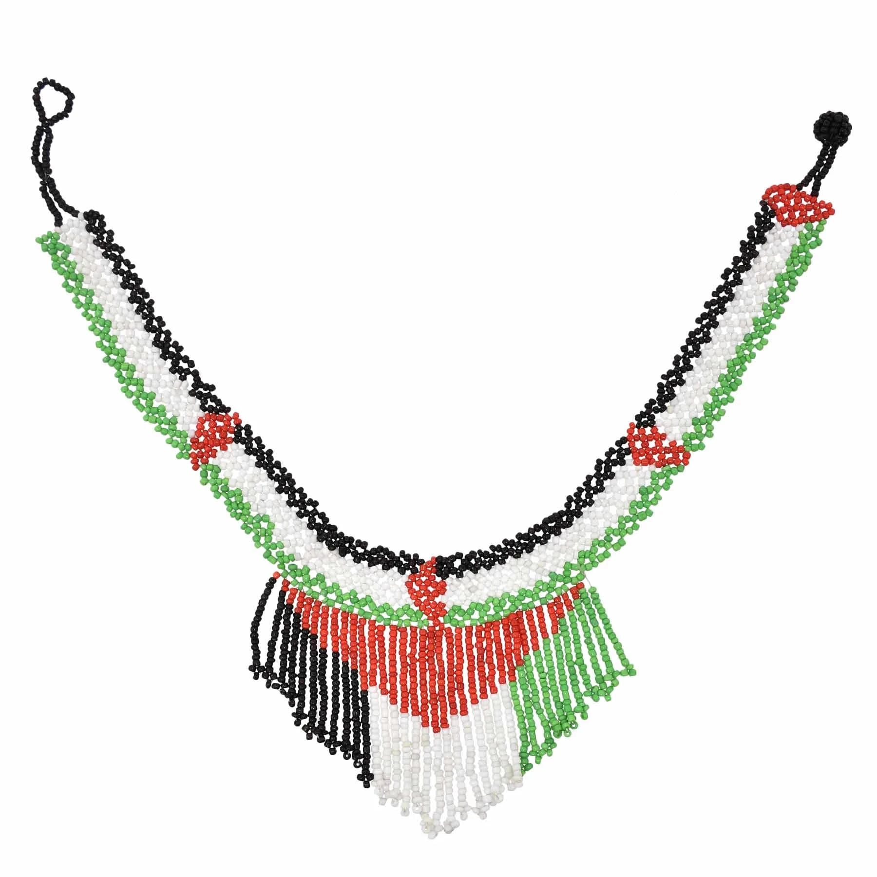 4 Style Colorful Resin Bead Weave Bib Choker Necklace for Women Bohemian Ethnic African Tribe Collar Wedding Jewelry Accessories