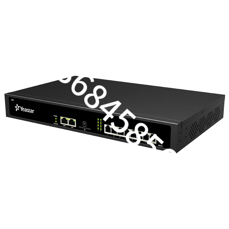

Yeastar IP PBX S50 ,Support 50 SIP users,25 Concurrent Calls, Optional 8FXS/FXO/BRI Ports, 4 GSM/CDMA/3G/4G Channels
